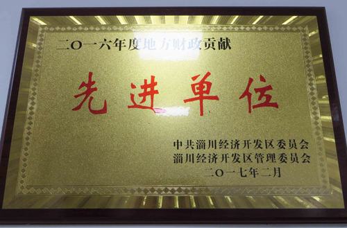2016年度開發(fā)區(qū)地方財政貢獻(xiàn)先進(jìn)單位